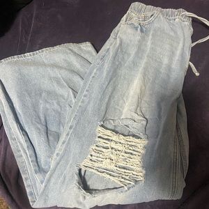 ripped jeans